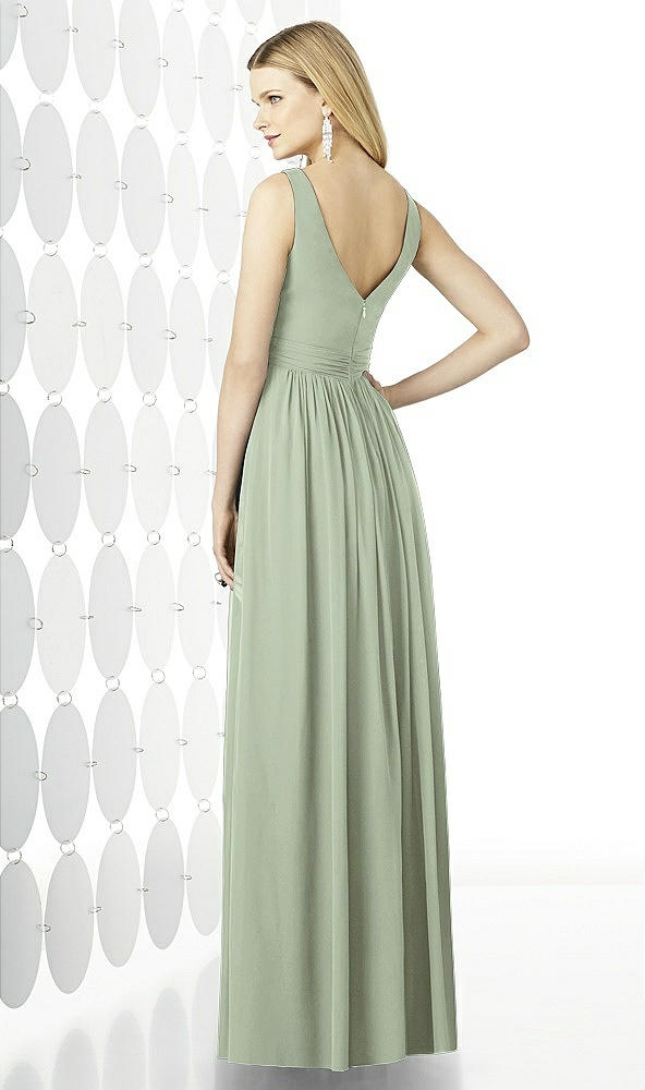 Back View - Sage After Six Bridesmaid Dress 6727