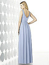 Rear View Thumbnail - Sky Blue After Six Bridesmaid Dress 6727