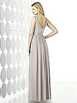 Rear View Thumbnail - Taupe After Six Bridesmaid Dress 6727