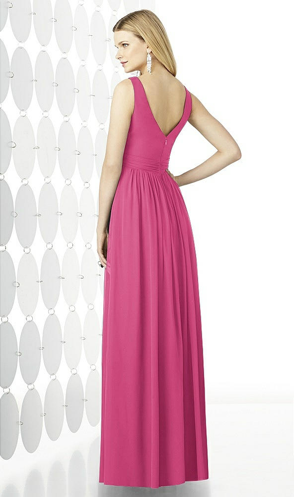 Back View - Tea Rose After Six Bridesmaid Dress 6727