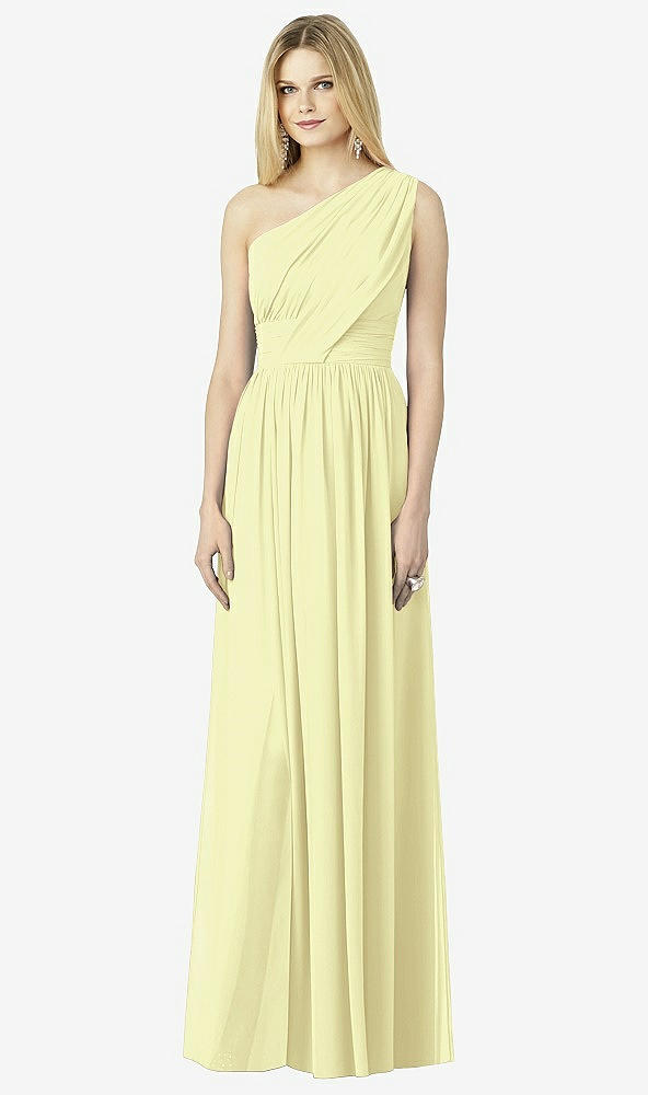 Front View - Butter Yellow After Six Bridesmaid Dress 6728