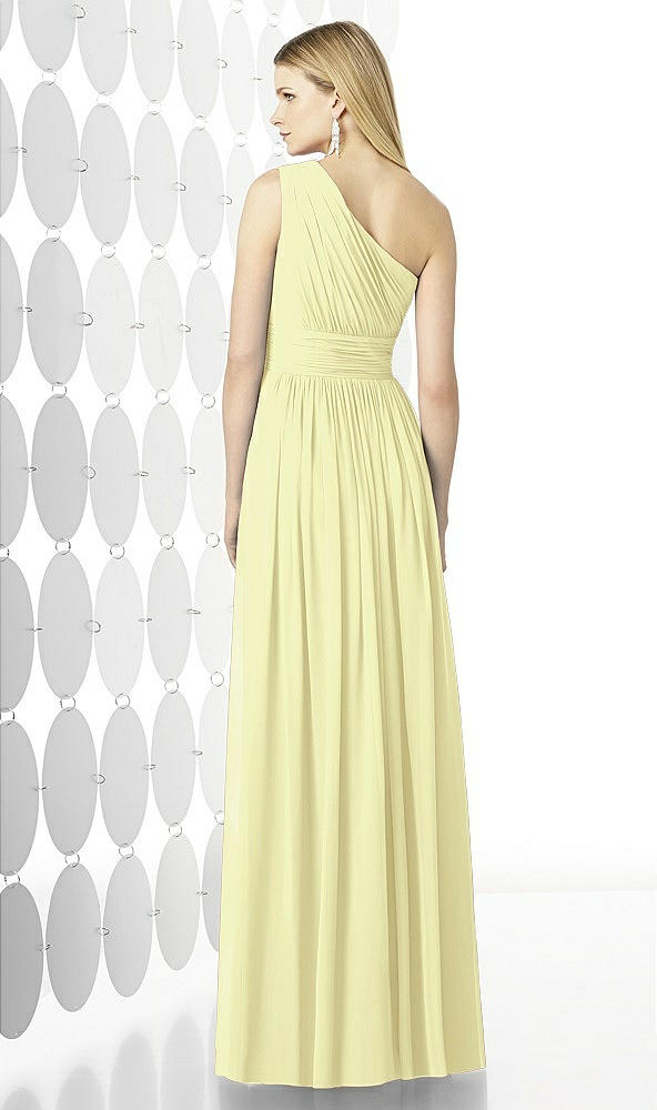 Back View - Butter Yellow After Six Bridesmaid Dress 6728