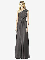 Front View Thumbnail - Caviar Gray After Six Bridesmaid Dress 6728