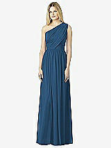 Front View Thumbnail - Dusk Blue After Six Bridesmaid Dress 6728