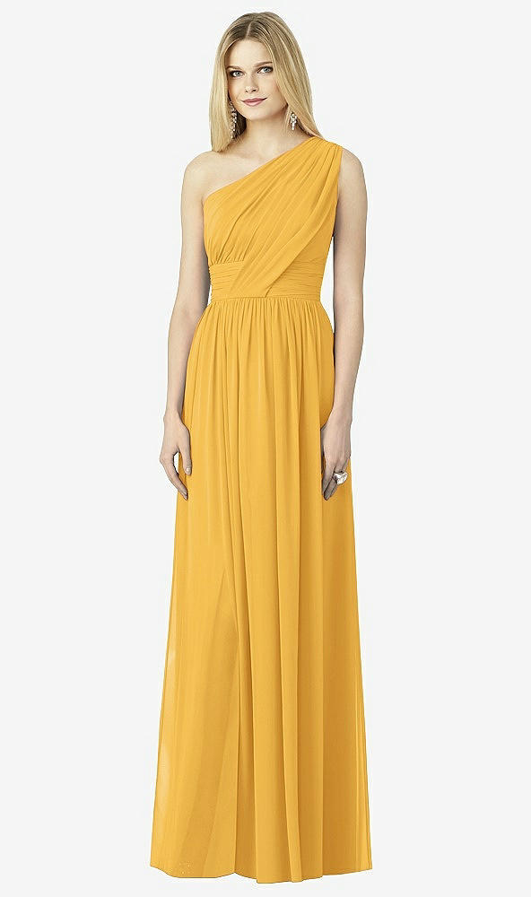 Front View - NYC Yellow After Six Bridesmaid Dress 6728