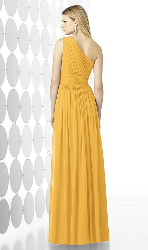 Back View - NYC Yellow After Six Bridesmaid Dress 6728