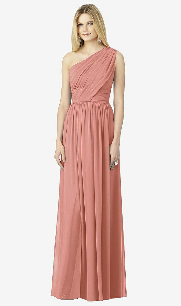 Front View - Desert Rose After Six Bridesmaid Dress 6728