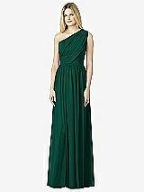 Front View Thumbnail - Hunter Green After Six Bridesmaid Dress 6728