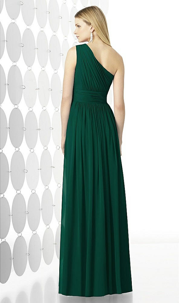 Back View - Hunter Green After Six Bridesmaid Dress 6728