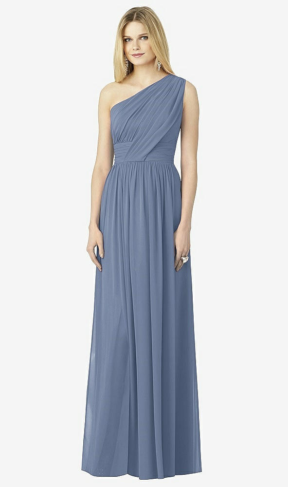 Front View - Larkspur Blue After Six Bridesmaid Dress 6728