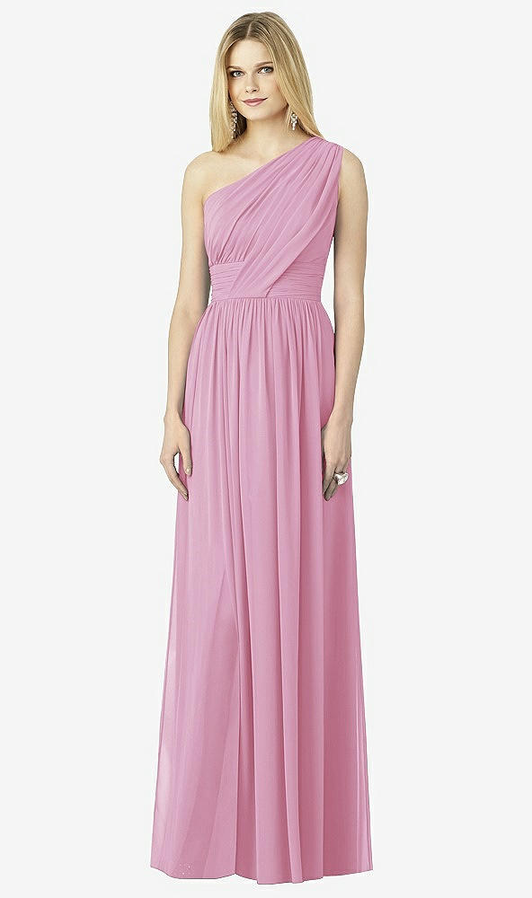 Front View - Powder Pink After Six Bridesmaid Dress 6728