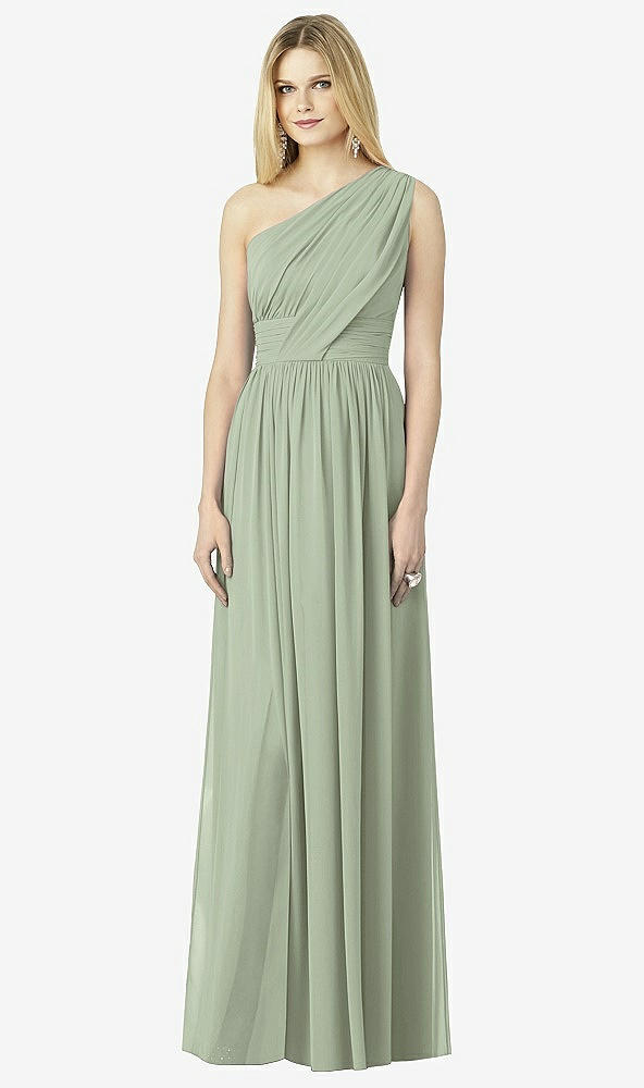 Front View - Sage After Six Bridesmaid Dress 6728