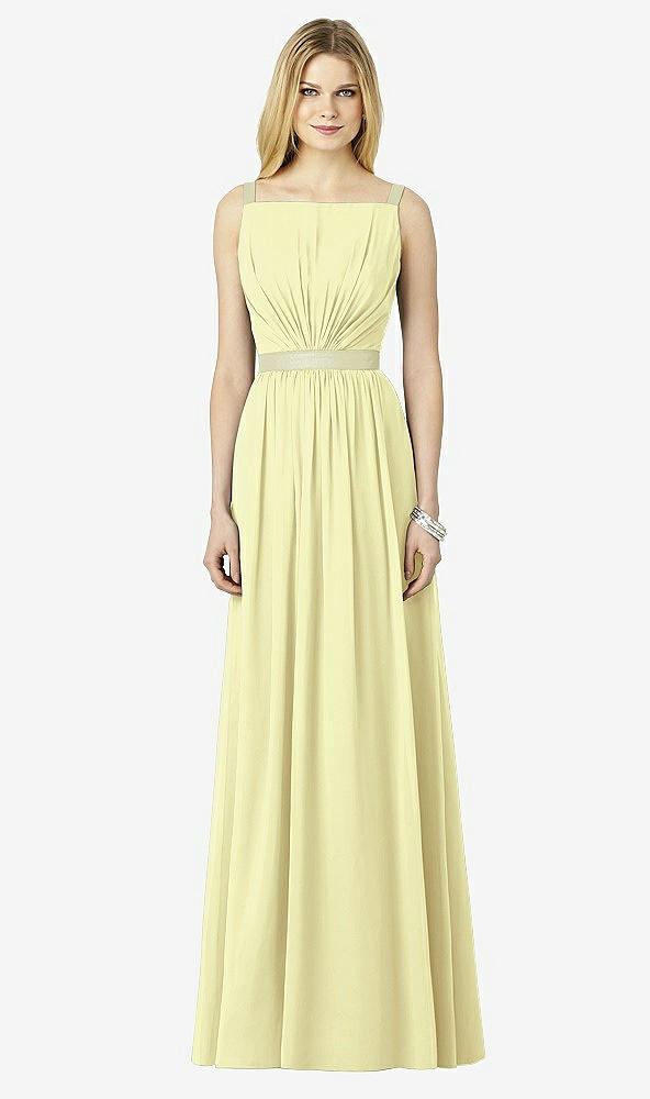 Front View - Butter Yellow After Six Bridesmaids Style 6729