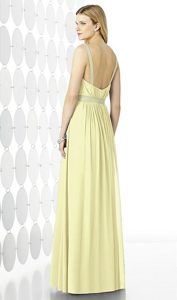 Back View - Butter Yellow After Six Bridesmaids Style 6729