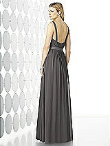 Rear View Thumbnail - Caviar Gray After Six Bridesmaids Style 6729