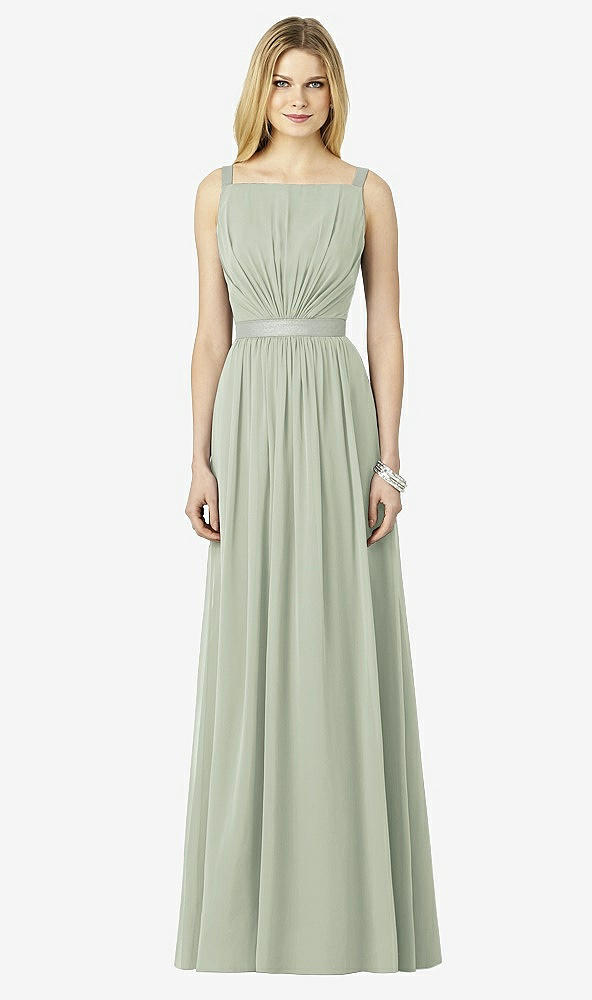 Front View - Celadon After Six Bridesmaids Style 6729