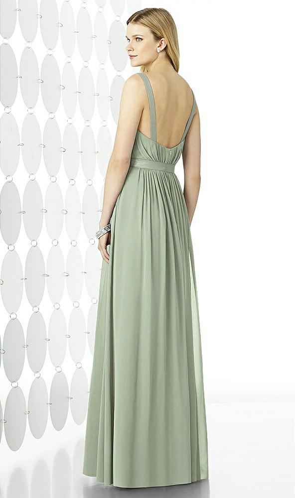 Back View - Sage After Six Bridesmaids Style 6729