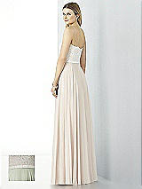 Rear View Thumbnail - Celadon & Oyster After Six Bridesmaid Dress 6732