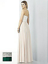 Rear View Thumbnail - Hunter Green & Oyster After Six Bridesmaid Dress 6732