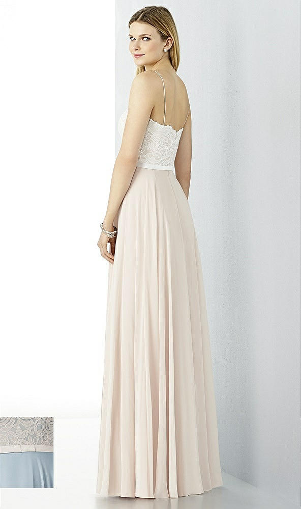 Back View - Mist & Oyster After Six Bridesmaid Dress 6732