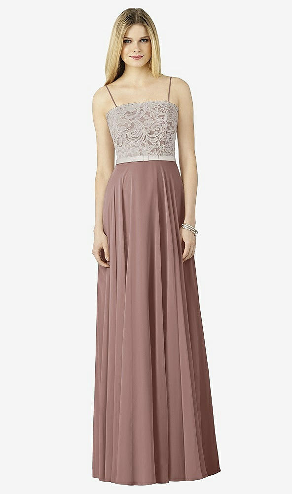 Front View - Sienna & Oyster After Six Bridesmaid Dress 6732