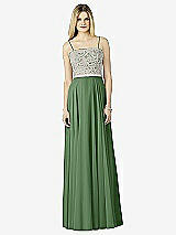 Front View Thumbnail - Vineyard Green & Oyster After Six Bridesmaid Dress 6732