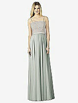 Front View Thumbnail - Willow Green & Oyster After Six Bridesmaid Dress 6732