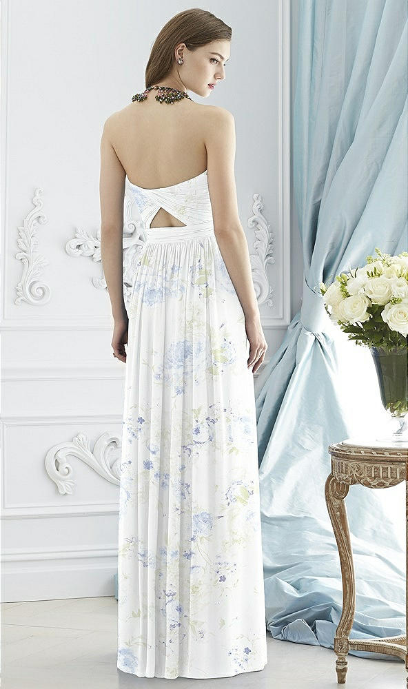 Back View - Bleu Garden Dessy Collection Style 2942