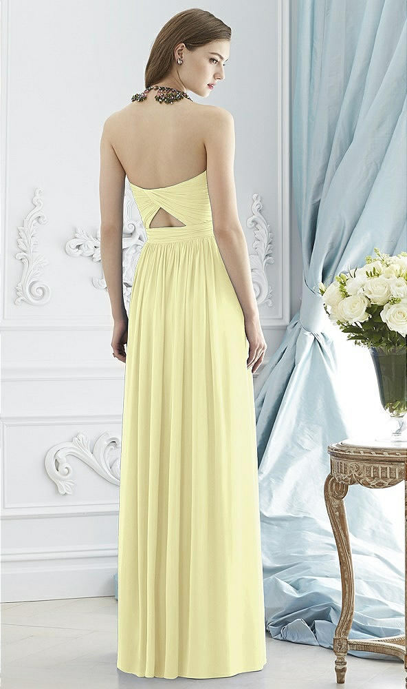 Back View - Butter Yellow Dessy Collection Style 2942