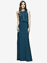 Front View Thumbnail - Atlantic Blue Lela Rose Bridesmaid Style LR220