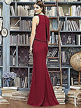 Rear View Thumbnail - Burgundy Lela Rose Bridesmaid Style LR220