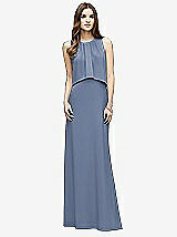 Front View Thumbnail - Larkspur Blue Lela Rose Bridesmaid Style LR220