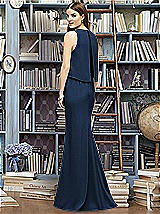 Rear View Thumbnail - Midnight Navy Lela Rose Bridesmaid Style LR220