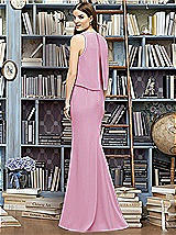 Rear View Thumbnail - Powder Pink Lela Rose Bridesmaid Style LR220