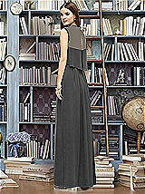 Rear View Thumbnail - Charcoal Gray Lela Rose Bridesmaid Style LR222