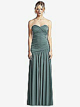 Front View Thumbnail - Smoke Blue JY Jenny Yoo Bridesmaid Style JY505