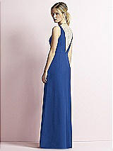 Rear View Thumbnail - Classic Blue & Ivory JY Jenny Yoo Bridesmaid Style JY507