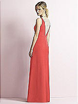 Rear View Thumbnail - Perfect Coral & Ivory JY Jenny Yoo Bridesmaid Style JY507