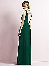 Rear View Thumbnail - Hunter Green & Ivory JY Jenny Yoo Bridesmaid Style JY507