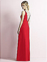 Rear View Thumbnail - Parisian Red & Ivory JY Jenny Yoo Bridesmaid Style JY507