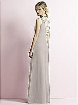 Rear View Thumbnail - Taupe & Ivory JY Jenny Yoo Bridesmaid Style JY507