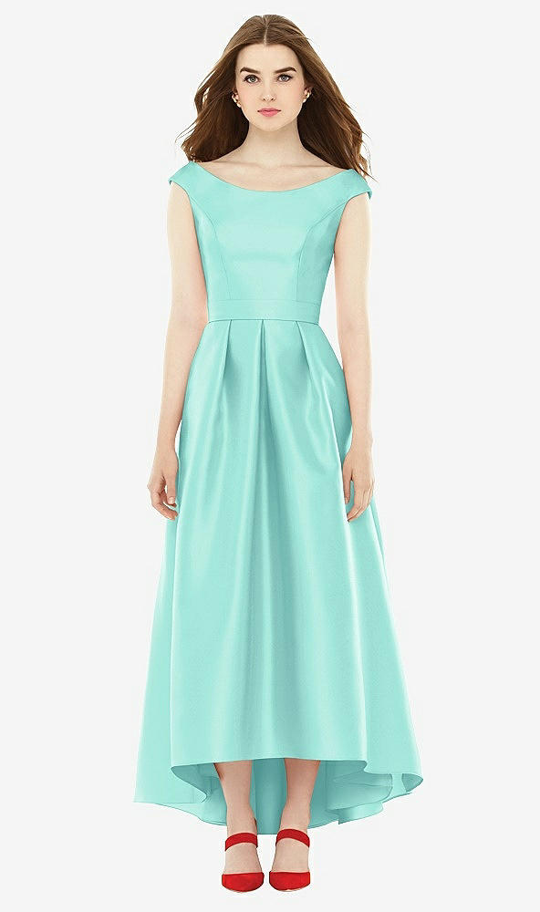 Front View - Coastal Alfred Sung Bridesmaid Dress D722