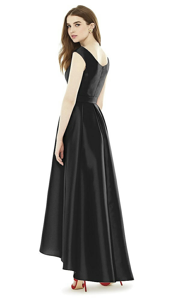 Back View - Black Alfred Sung Bridesmaid Dress D722