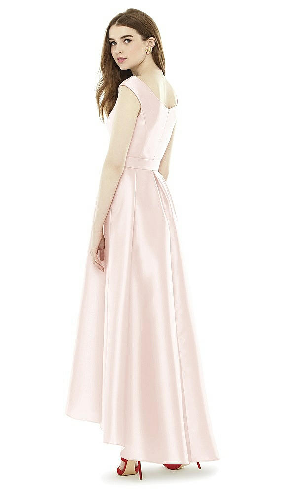 Back View - Blush Alfred Sung Bridesmaid Dress D722