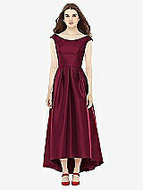 Front View Thumbnail - Cabernet Alfred Sung Bridesmaid Dress D722