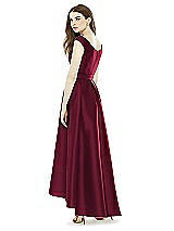 Rear View Thumbnail - Cabernet Alfred Sung Bridesmaid Dress D722