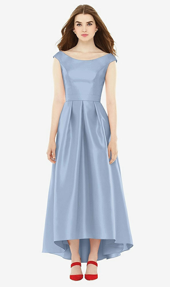 Front View - Cloudy Alfred Sung Bridesmaid Dress D722