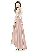 Rear View Thumbnail - Toasted Sugar Alfred Sung Bridesmaid Dress D722