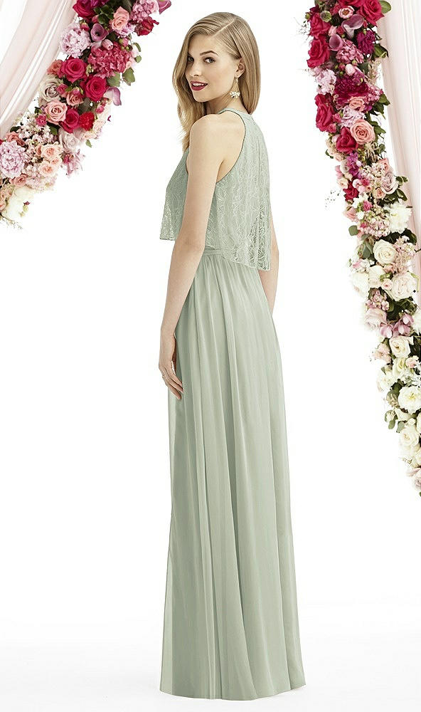 Back View - Celadon After Six Bridesmaid Dress 6733