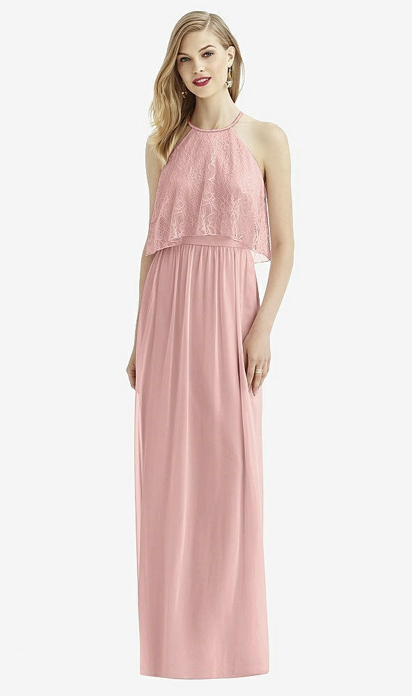 Front View - Rose - PANTONE Rose Quartz After Six Bridesmaid Dress 6733